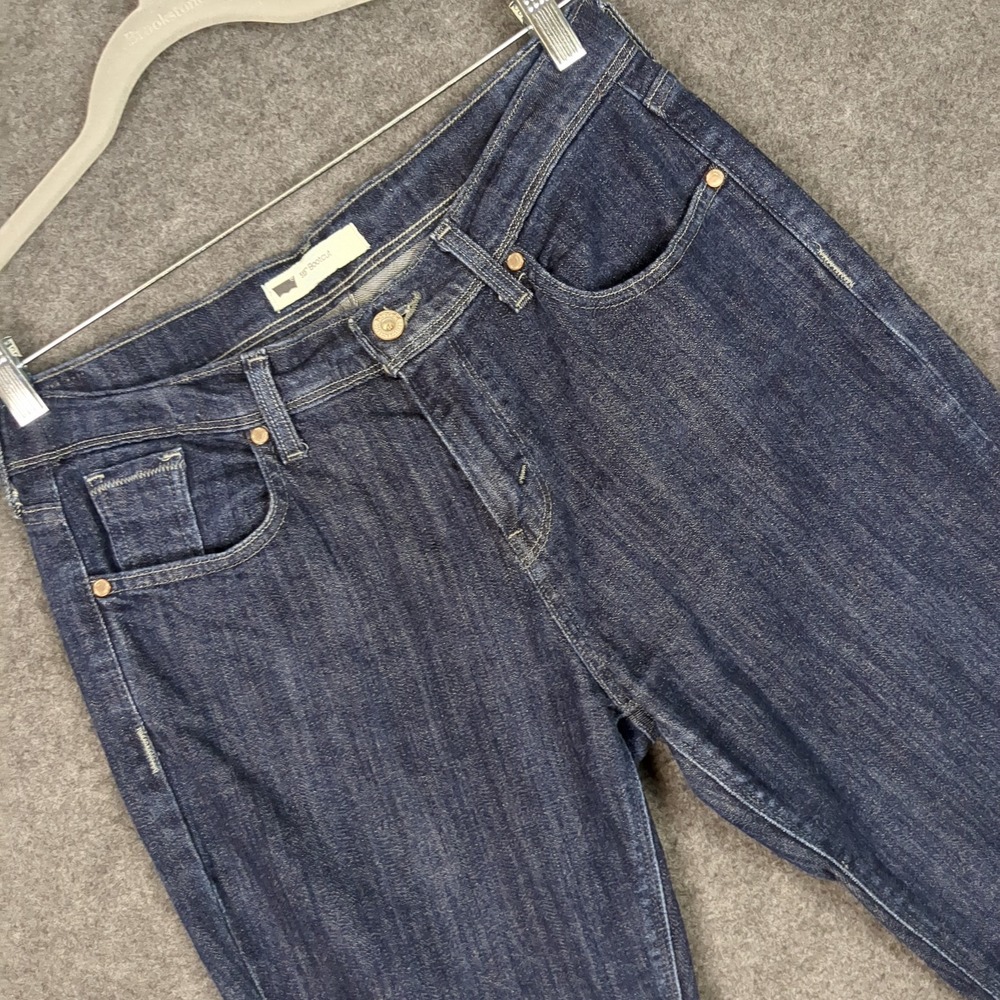 Levis 515 Bootcut Jeans Womens 8S Dark Wash Denim Mid Rise Flap Pocket 29x30